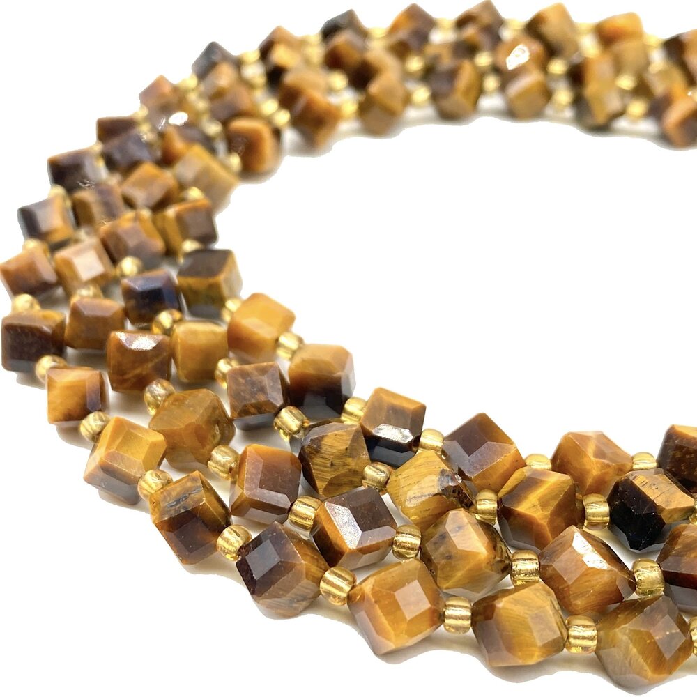 6959 ABCGEMS African Tigers Eye Beads A Revolutionary Cutting Technique